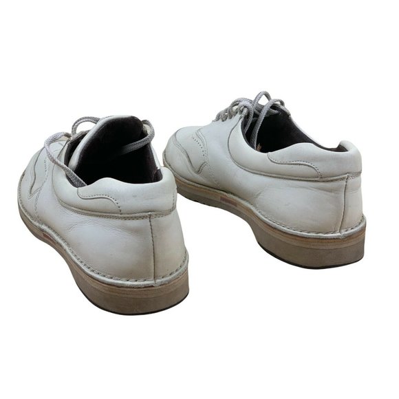 Converse HAMPTONS STYLED BY NINO CERRUTI BEIGE IVORY LEATHER OXFORD Size 10  USA - Picture 3 of 10